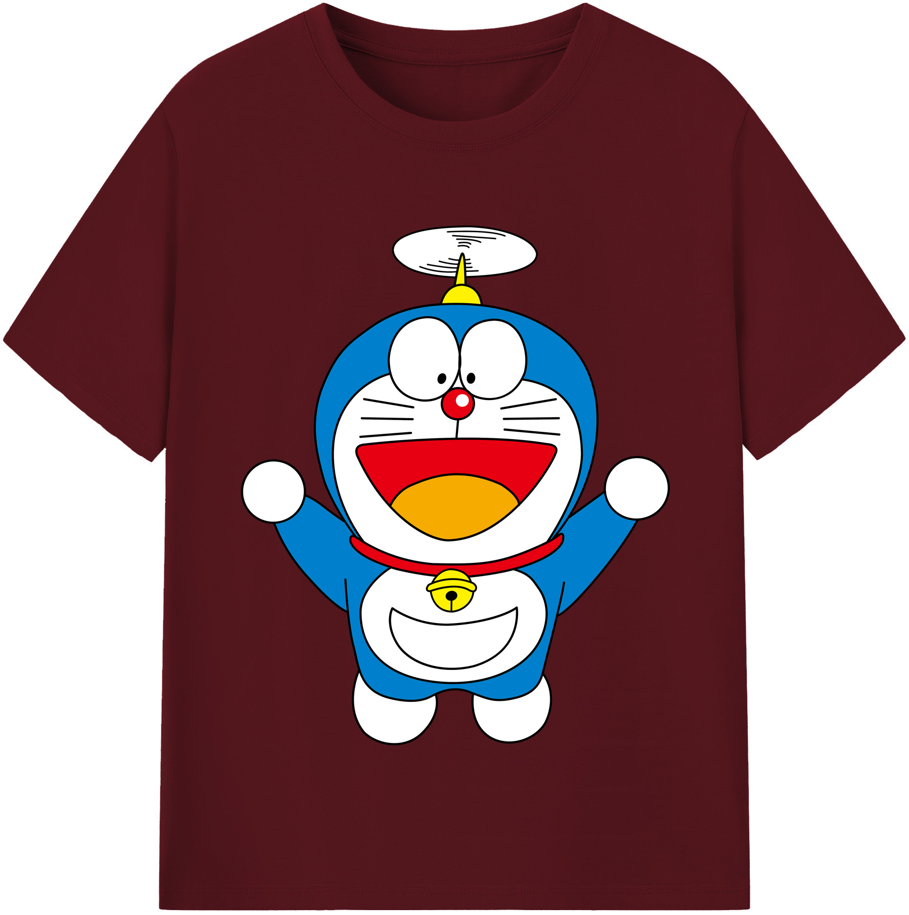 （画像用） ドラえもん Doraemon 綿100％半袖Tシャツ（フロントプリント）